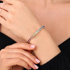 3.26 Karat Rainbow Diamante Su Yolu Bracciale
