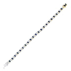 8.43 Karat Baget Safir Diamante Bracciale