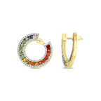 3.52 Karat Rainbow Pırlanta Küpe
