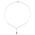 1.39 Karat Voeu Safir Diamante Gerdanlık