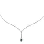 1.39 Karat Voeu Safir Diamante Gerdanlık