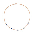 1.73 Karat Damla Safir Diamante Collana