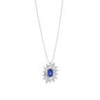 2.33 Karat Safir Pırlanta Kolye