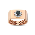 0.54 Karat Safir Diamante Anello