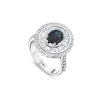 2.60 Karat Talia Safir Diamante Anello