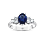 2.24 Karat Brine Safir Pırlanta Yüzük