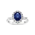 2.16 Karat Talia Safir Diamante Anello