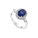 2.16 Karat Talia Safir Diamante Anello