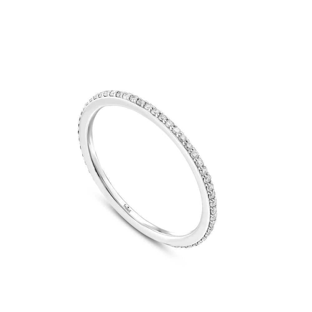 0.24 Karat Tudo Tamtur Diamante Anello