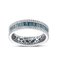 1.61 Karat Deep Blue Tamtur Baget Anello