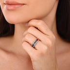 5.94 Karat Rainbow Tamtur Diamante Anello