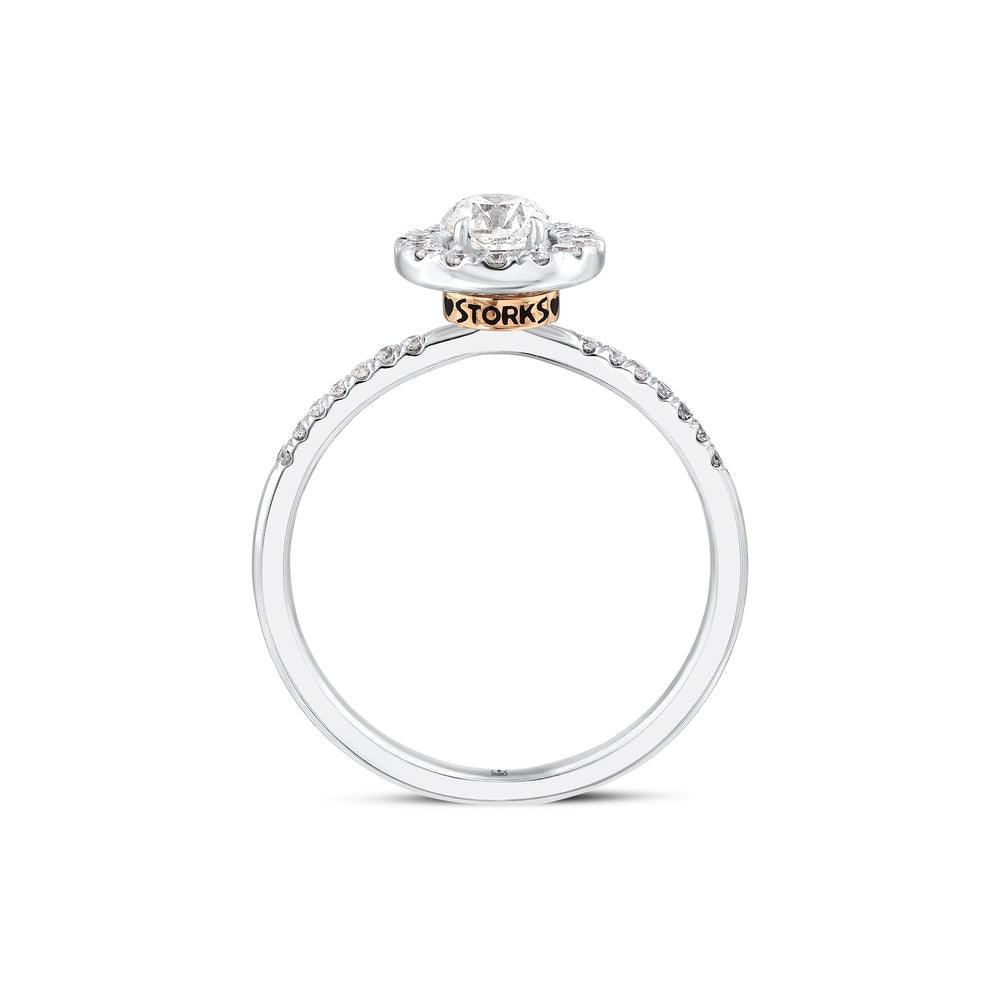 0.66 Karat Swan Pırlanta Yüzük