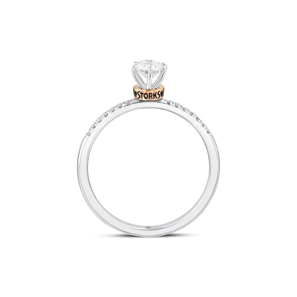 0.50 Karat Swan Pırlanta Tektaş Yüzük