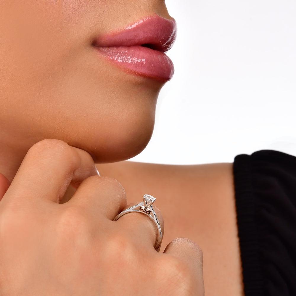 0.40 Karat Swan Pırlanta Tektaş Yüzük