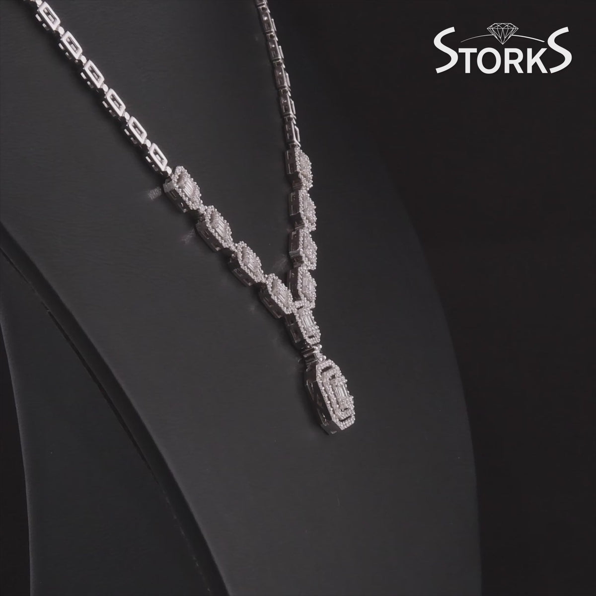 5.61 Karat Baget Pırlanta Gerdanlık