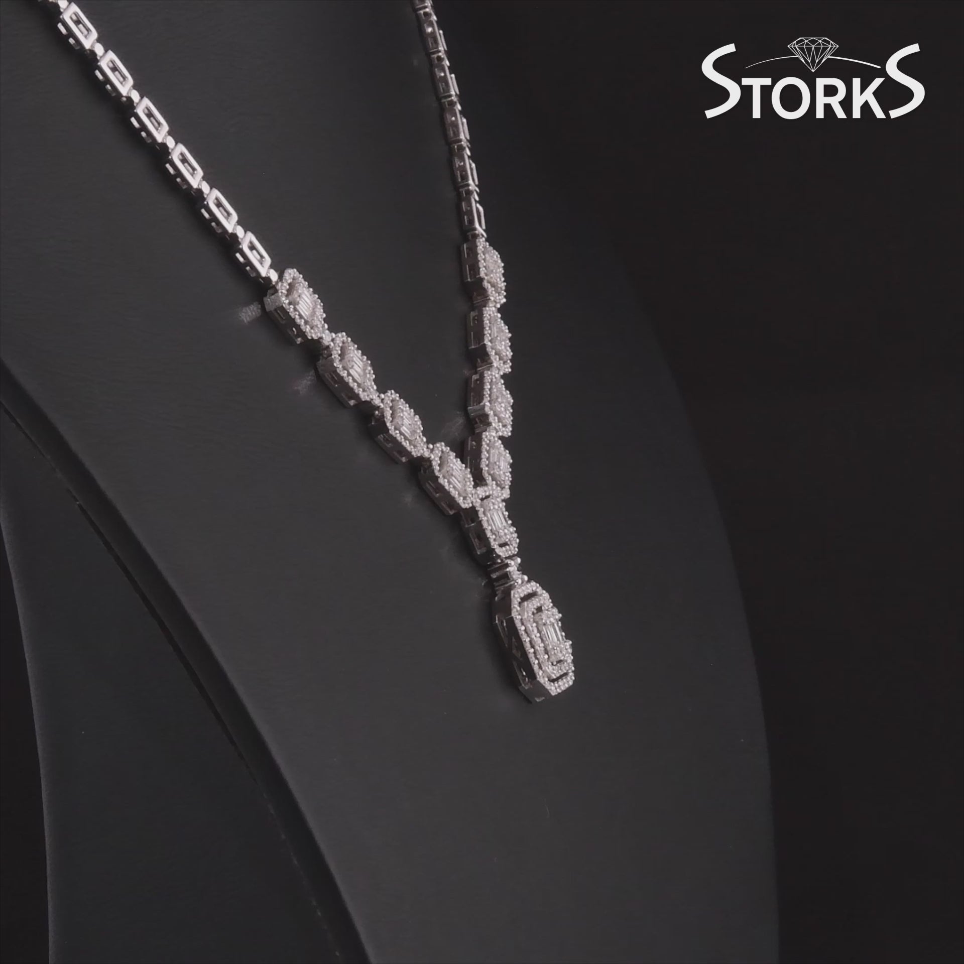 5.61 Karat Baget Pırlanta Gerdanlık