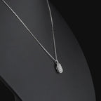 Collana Laranj con con diamanti baguette da 0,24 carati