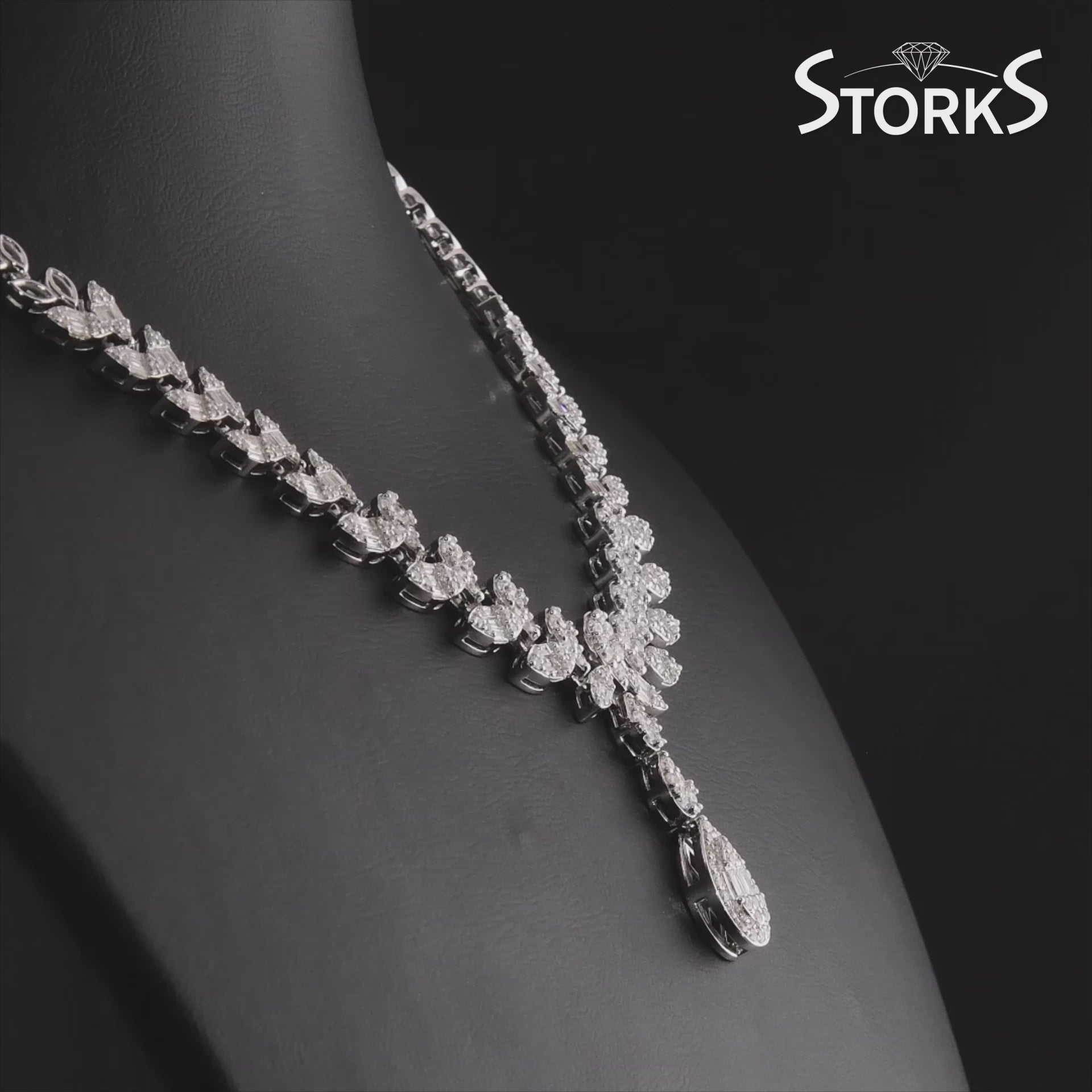 3.90 Karat Destin Baget Pırlanta Gerdanlık