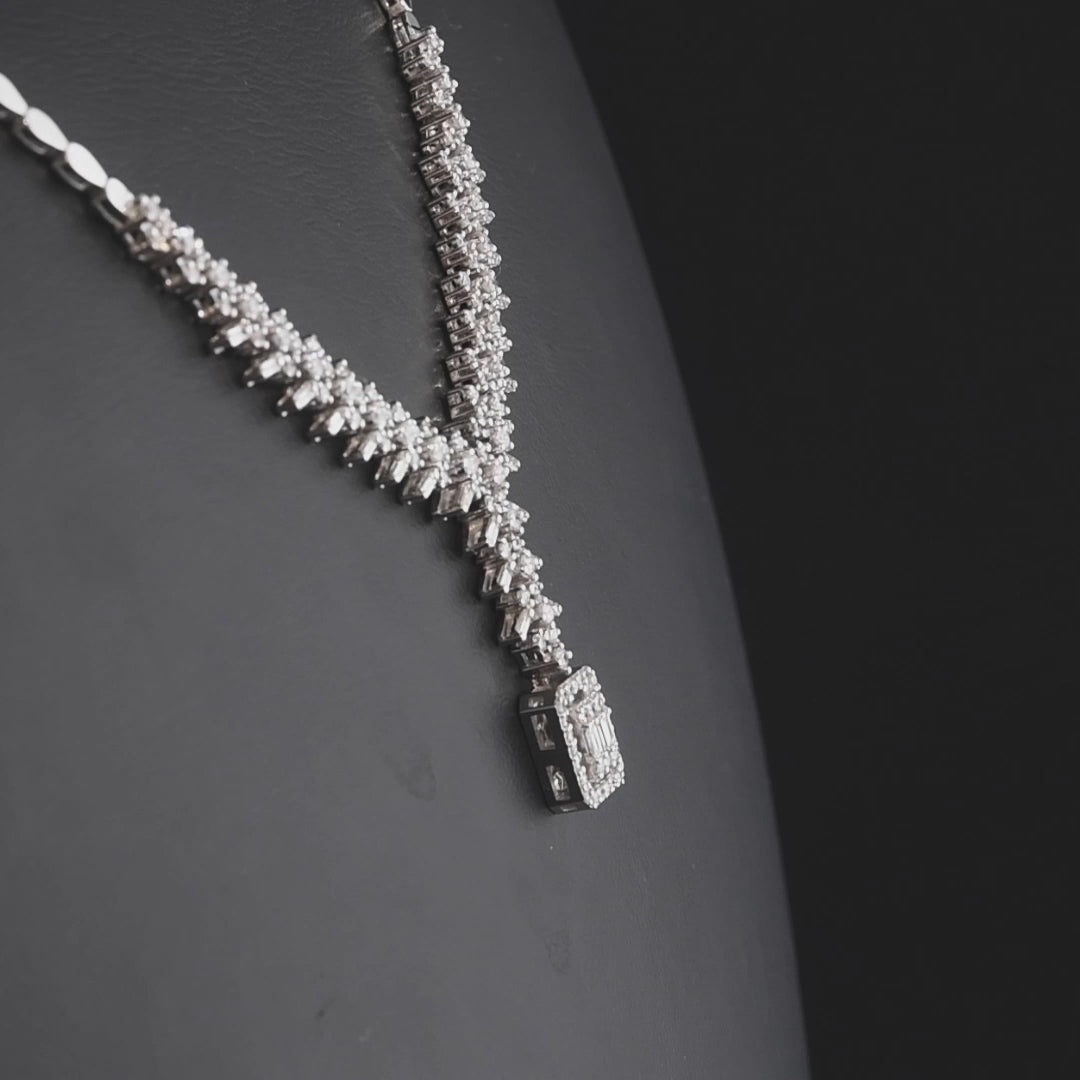 1.84 Karat Baget Pırlanta Gerdanlık