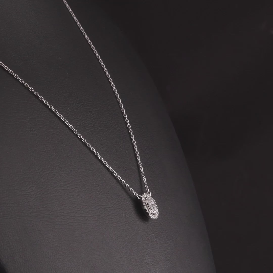 Collana Sfera diamante da 0,28 carati
