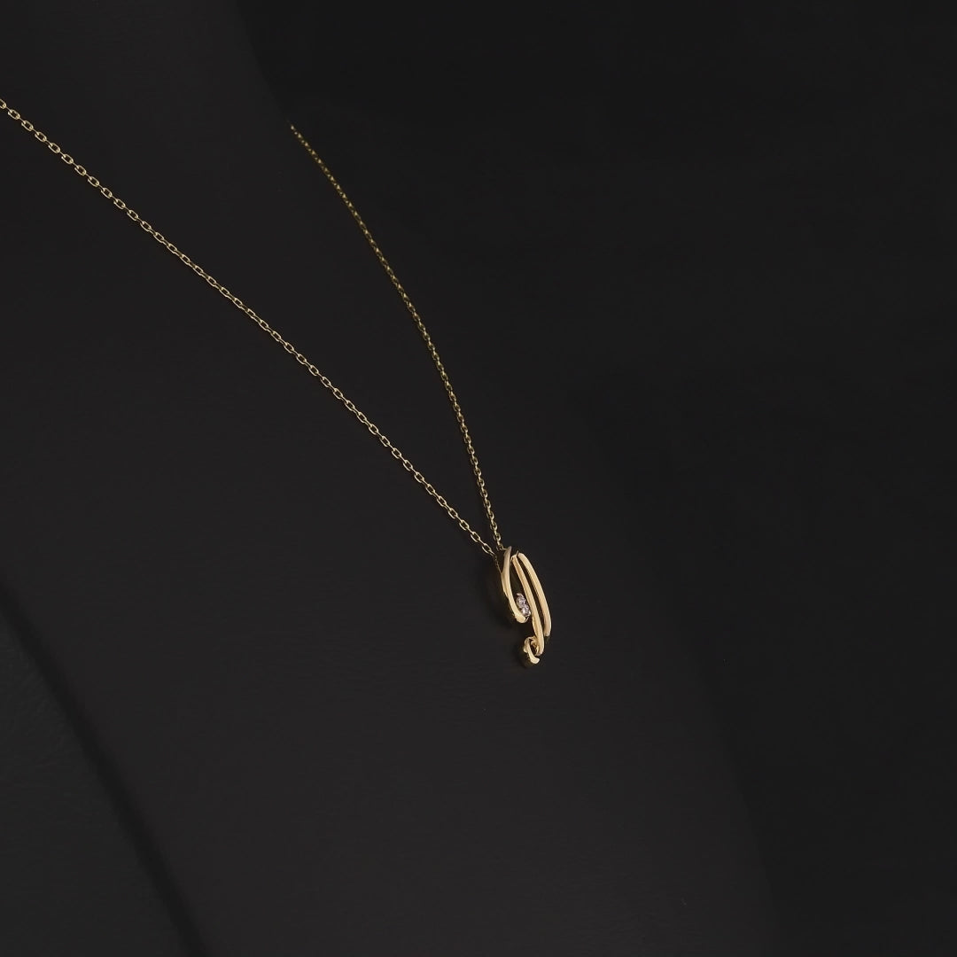 0.03 Karat Pırlanta D Harf Kolye