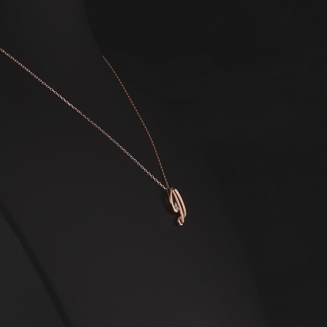 0.03 Karat Pırlanta D Harf Kolye