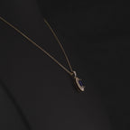 1.00 Karat Safir Pırlanta Kolye
