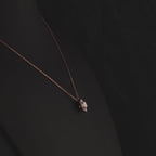0.39 Karat Flora Pırlanta Kolye