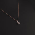 0.39 Karat Flora Pırlanta Kolye