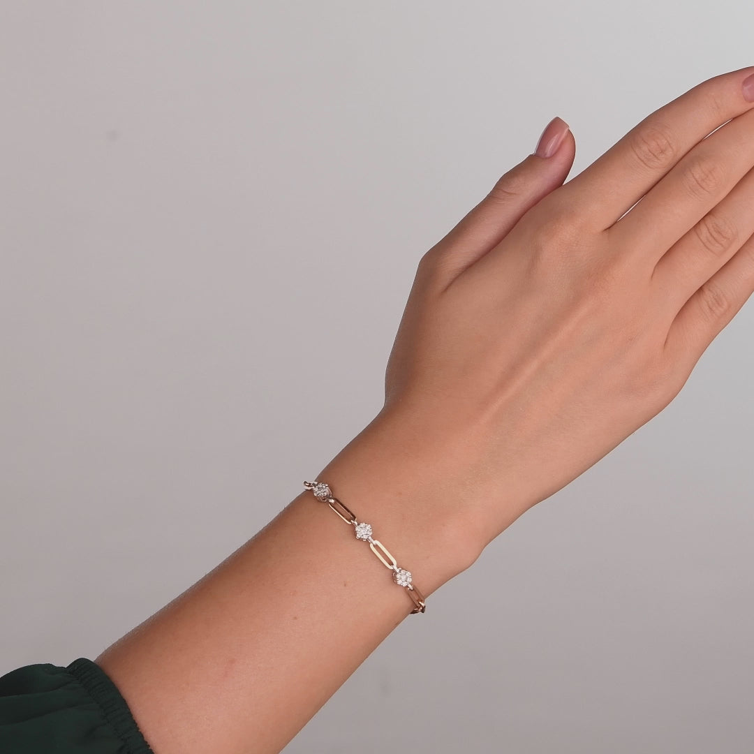 0.45 Karat Cherry Pırlanta Bileklik