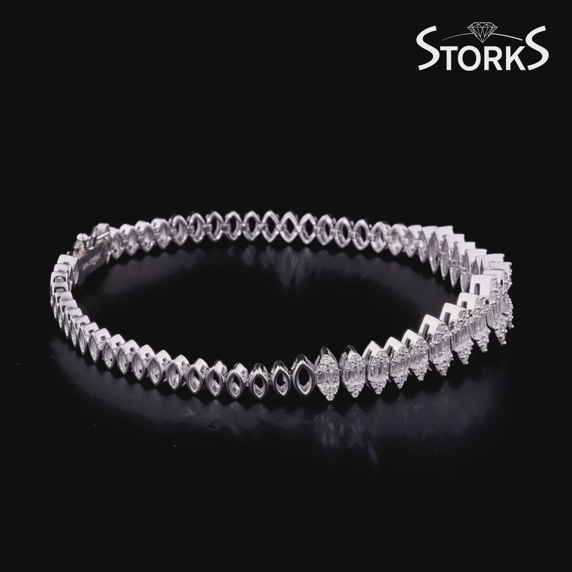 1.47 Karat Wedding Baget Pırlanta Bileklik