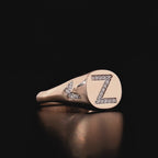 0.11 Karat Z Harf Pırlanta Yüzük