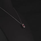 0.94 Karat Flora Yakut Markiz Pırlanta Kolye