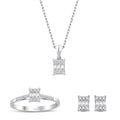 0.48 Karat Laranj Baget Pırlanta Set