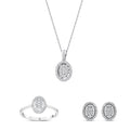 0.63 Karat Ovo Pırlanta Set