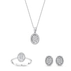 0.63 Karat Ovo Pırlanta Set