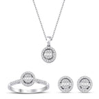 0.59 Karat Laranj Baget Diamante Parure