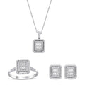 1.26 Karat Laranj Baget Diamante Parure