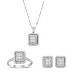 1.26 Karat Laranj Baget Diamante Parure