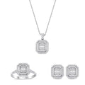 0.97 Karat Laranj Baget Pırlanta Set