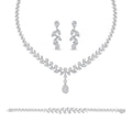 6.60 Karat matrimonio Baget Diamante Parure