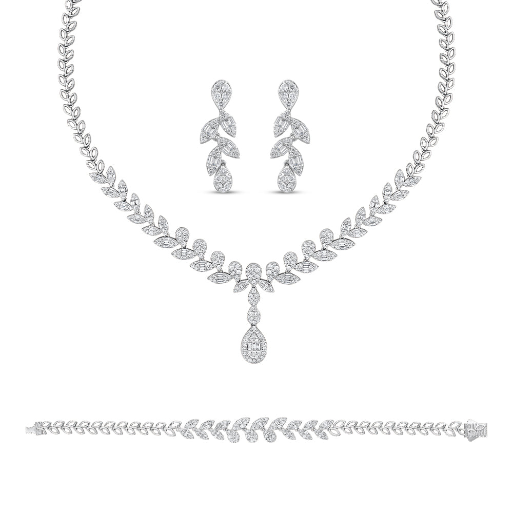 6.60 Karat Wedding Baget Pırlanta Set