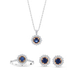 2.27 Karat Laranj Safir Pırlanta Set