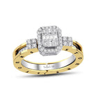 0.43 Karat Baget Diamante Storks Anello
