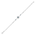 0.39 Karat Deep Blue Baget Bileklik