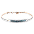 1.21 Karat Deep Blue Baget Bileklik