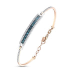1.21 Karat Deep Blue Baget Bileklik