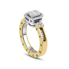 0.43 Karat Baget Diamante Storks Anello