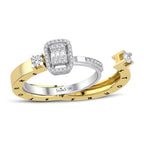 0.38 Karat Baget Diamante Storks Anello